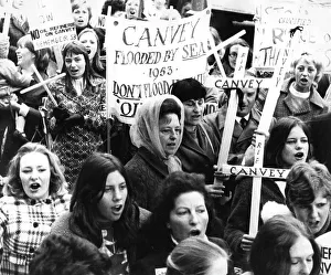 Canvey Island protest