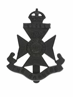Dixon Collection: One of two cap badges associated with L / Cpl J R Dixon