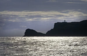Cape Wrath headland and lighthouse from seaward - Scotland