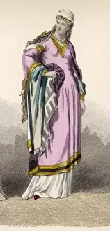 Noble Woman Prints: Capetian Woman, C10 - 2