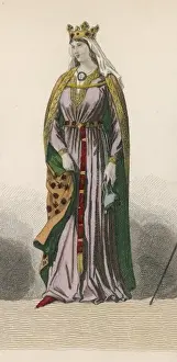 Capetian Prints: Capetian Woman, C12 - 2
