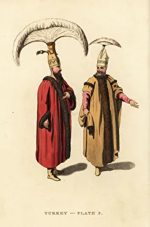 Regency Era Prints: Capidji Bachi, Officers of the Grand Signior