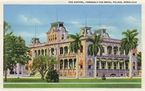 Palatial Prints: The Capitol (Royal Palace), Honolulu, Hawaii, USA