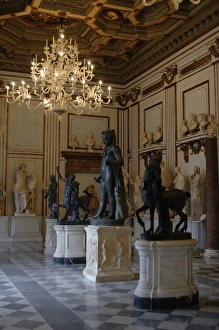 Images Dated 4th March 2009: Capitoline Museums. Hall of the Philosophers. Rome. Italy