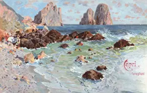 Coast Line Prints: Capri, Italy
