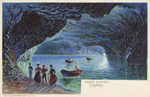 Capri Prints: Capri, Italy - The Azure Grotto