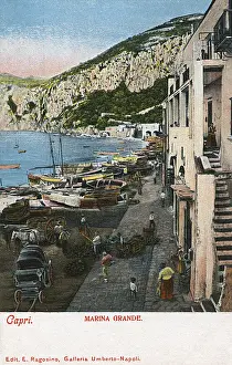 Capri Prints: Capri, Italy - Marina Grande