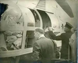 Capt John Theilmann in Sikorsky S-51, G-AKCU, of BEA, a?