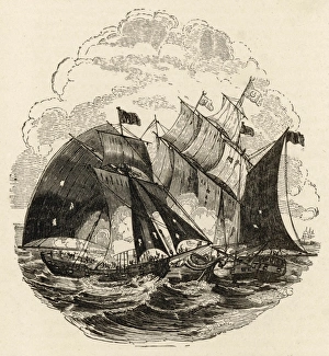 Moghul Gallery: Captain Averys sloops capture Ganj-i-Sawai