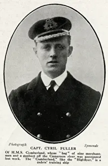 Cumberland Prints: Captain C T M Fuller, HMS Cumberland, WW1