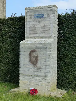 Captain Chavasse VC Memorial, Brandhoek Church grounds