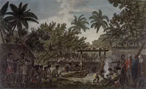 Sacrifices Gallery: CAPTAIN COOK IN TAHITI