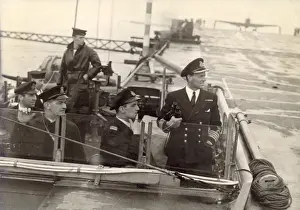 Captain H L St J Fancourt and Lt-Cdr As McTurk