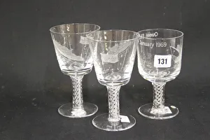 Images Dated 5th March 2018: Captain John Treasure Jones Archive - glassware