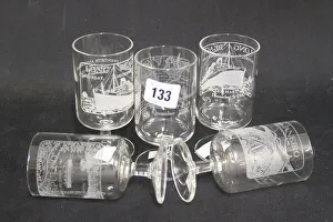 Images Dated 5th March 2018: Captain John Treasure Jones Archive - glassware