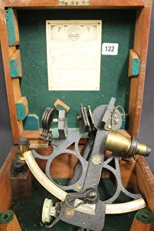 Images Dated 5th March 2018: Captain John Treasure Jones Archive - sextant