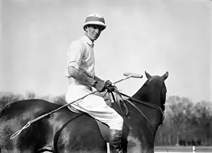 Clair Prints: Captain Leslie Cheape, polo player