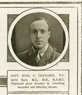 Battalion Collection: Captain Noel Godfrey Chavasse, VC