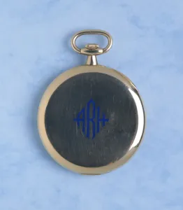 Captain Rostron watch back Captain Rostron watch back