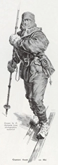 Captain Scott on ski