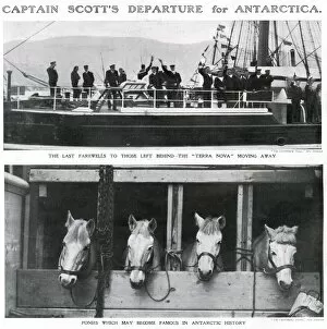 Captain Scotts Departure for Antarctica