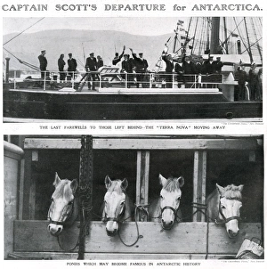 Images Dated 5th January 2011: Captain Scotts Departure for Antarctica