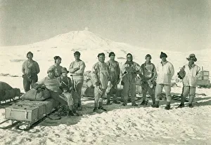 Captain Scott's Southern Party 1911, at the Antarctic