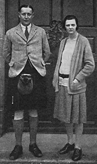 Richardson Prints: Captain Sir Alexander Gordon-Cumming and his wife, 1930