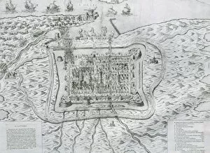 Capture of Calais from the English in 1558 by Francis de Lor