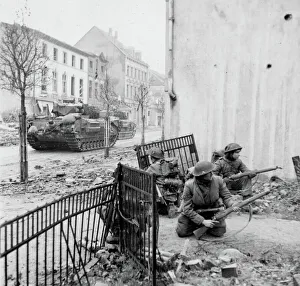 Capture Collection: Capture of Kleve, men of 2nd Battalion Gordon Highlanders