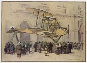 Invalides Prints: Captured Aviatik, Paris