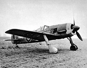 Images Dated 18th October 2004: Captured Focke-Wulf 190, Britain; Second World War, 1944