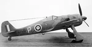 Captured Focke-Wulf Fw190A-3 MP499 in RAF markings