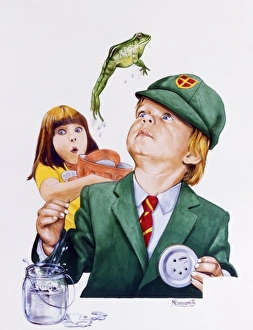Captured frogs bid for Freedom Captured frogs bid for Freedom