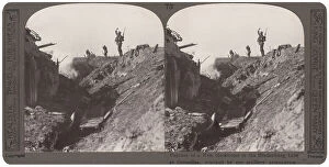 Travels Collection: Captured German blockhouse at Croiselles, WW1