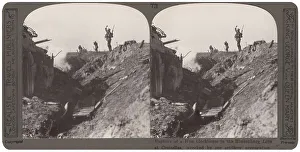 Images Dated 26th March 2018: Captured German blockhouse at Croiselles, WW1