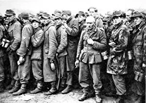 Images Dated 19th October 2004: Captured German Soldiers, Holland; Second World War, 1944