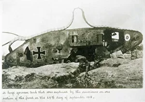 Captured German Tank