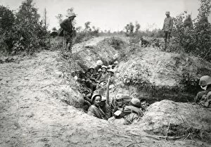 Images Dated 4th October 2011: Captured Italian soldiers near Piave River, Italy, WW1