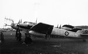 Captured Messerschmitt Bf110G-4 night fighter