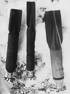Finland Prints: Captured Russian bombs WWII