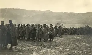 Pows Prints: Captured Serbian troops, eastern front, WW1