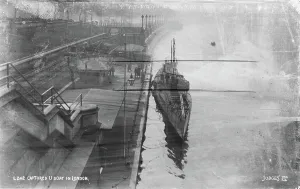 Highlighting Prints: Captured U-Boat in London