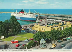 Ferry Gallery: Car Ferry Boat, Dun Laoghaire Harbour, County Dublin