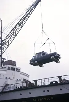 Loaded Prints: Car being loaded onto a ferry
