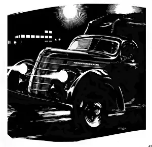 Car at night