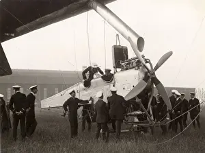 Grain Prints: Car of SS41 at Kingsnorth Airship Station on the Isle of Gra