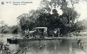 Crosses Collection: Car transported across the Lufira River, Lubumbashi, Congo