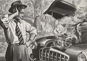 Trouble Prints: Car Trouble Date: 1950