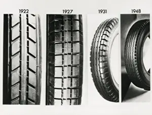Car tyre tread pattern development